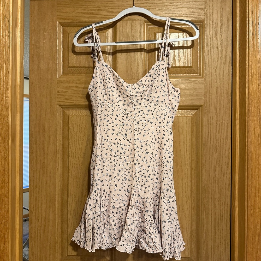 Mahina pink and blue mini dress
